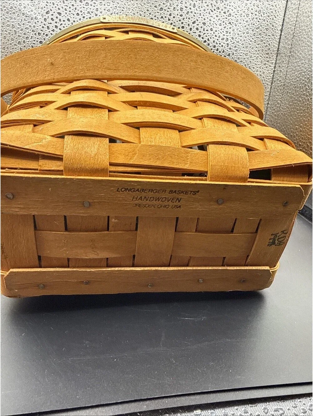 Longaberger Christmas Collection 1998 Edition Glad Tidings Basket- Signed